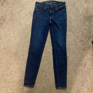 American Eagle Outfitters Women's Navy Skinny Jeans